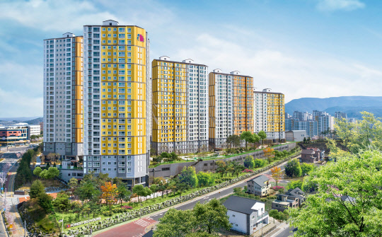 진주 포레스트 부영 전경.   부영주택 제공